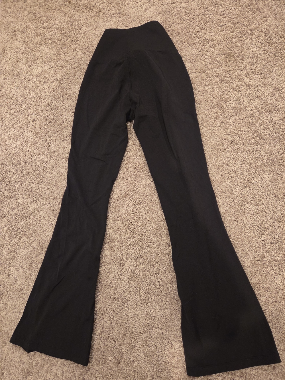 High-Waist Black Flare Pants for Women - Picture 3 of 4